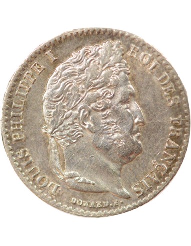 Louis-Philippe Ier 1/4 franc Argent 1843 K Bordeaux