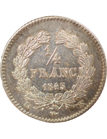 Louis-Philippe Ier 1/4 franc Argent 1843 K Bordeaux