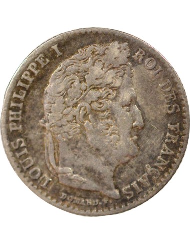 Louis-Philippe Ier 1/4 franc Argent 1844 K Bordeaux