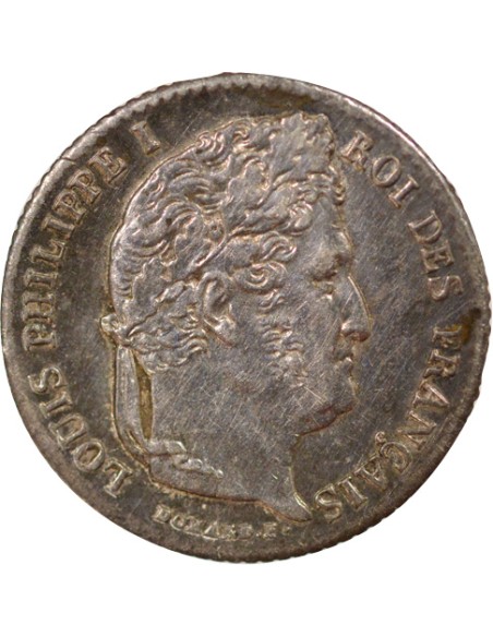 Louis-Philippe Ier 1/4 franc Argent 1843 A - Paris