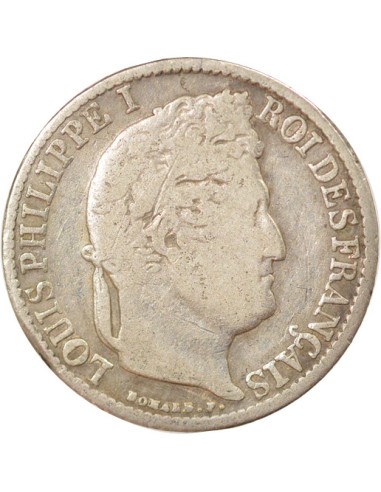 Louis-Philippe Ier 1/2 franc Argent 1839 A - Paris