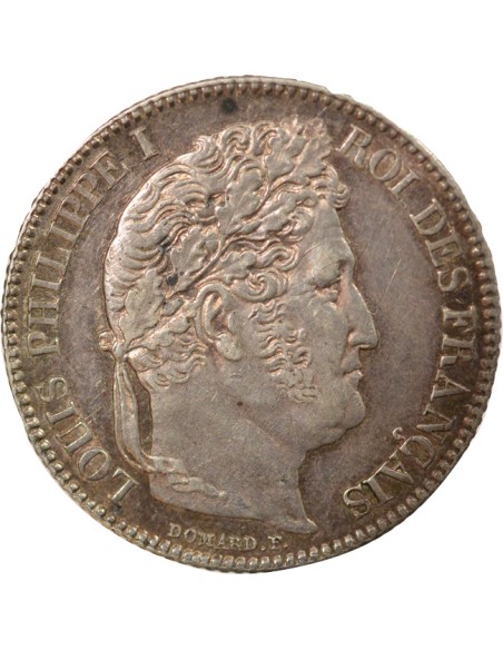 Louis-Philippe Ier Tête Laurée 1 franc Argent 1848 A - Paris
