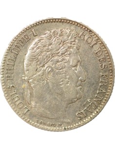 Louis-Philippe Ier Tête Laurée 1 franc Argent 1840 K Bordeaux 2