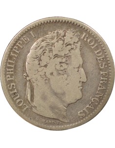 Louis-Philippe Ier 2 francs Argent 1845 W Lille 2
