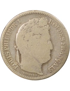 Louis-Philippe Ier 2 francs Argent 1843 B Rouen 2
