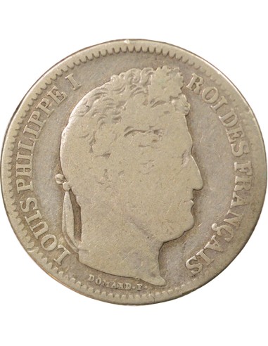 Louis-Philippe Ier 2 francs Argent 1843 B Rouen