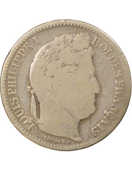 Louis-Philippe Ier 2 francs Argent 1843 B Rouen