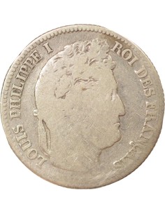 Louis-Philippe Ier Tête Laurée 1 franc Argent 1835 A - Paris 2