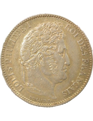 Louis-Philippe Ier Tête Laurée 1 franc Argent 1839 K Bordeaux