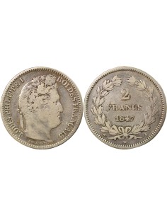 Louis-Philippe Ier 2 francs Argent 1847 A - Paris