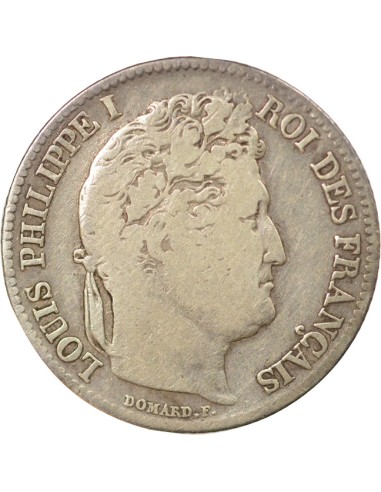 Louis-Philippe Ier Tête Laurée 1 franc Argent 1841 A - Paris