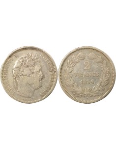 Louis-Philippe Ier 2 francs Argent 1834 B Rouen