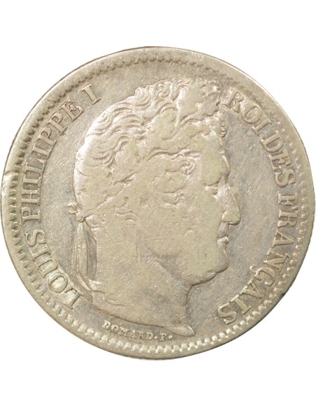 Louis-Philippe Ier 2 francs Argent 1839 B Rouen