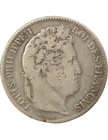 Louis-Philippe Ier Tête Laurée 1 franc Argent 1846 A - Paris