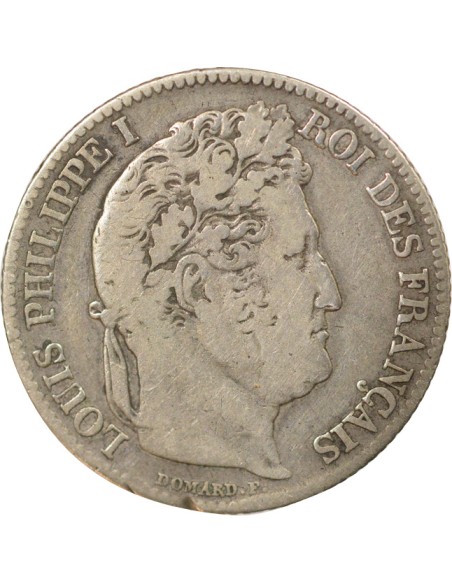 Louis-Philippe Ier Tête Laurée 1 franc Argent 1846 A - Paris