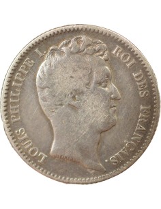 Louis-Philippe Ier Tête nue 1 franc Argent 1831 Lile 2