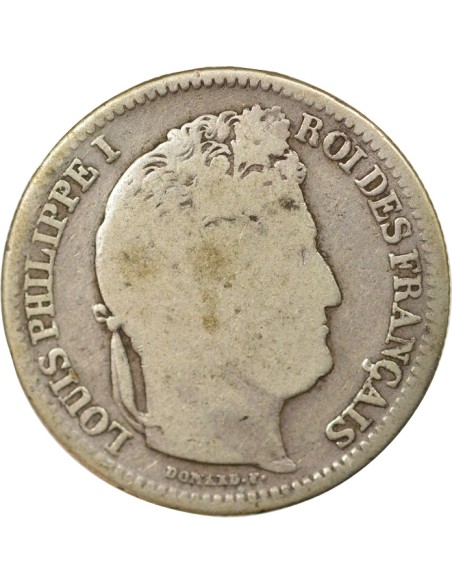 Louis-Philippe Ier 2 francs Argent 1837 B Rouen
