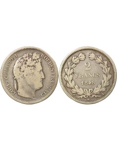 Louis-Philippe Ier 2 francs Argent 1848 A - Paris