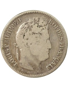 Louis-Philippe Ier 2 francs Argent 1844 BB Strasbourg 2