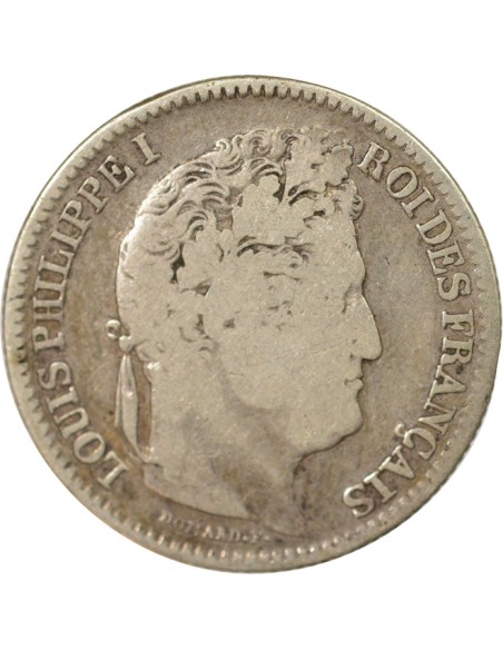 Louis-Philippe Ier 2 francs Argent 1844 BB Strasbourg