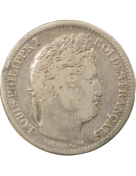Louis-Philippe Ier 2 francs Argent 1837 W Lille