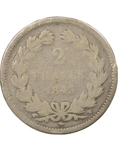 Louis-Philippe Ier 2 francs Argent 1843 W Lille 2