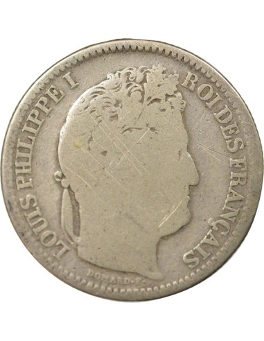 Louis-Philippe Ier 2 francs Argent 1843 W Lille