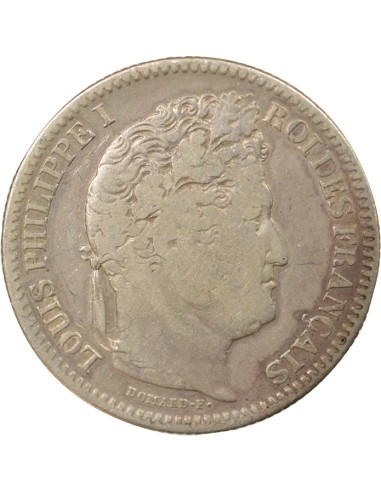 Louis-Philippe Ier 2 francs Argent 1836 BB Strasbourg