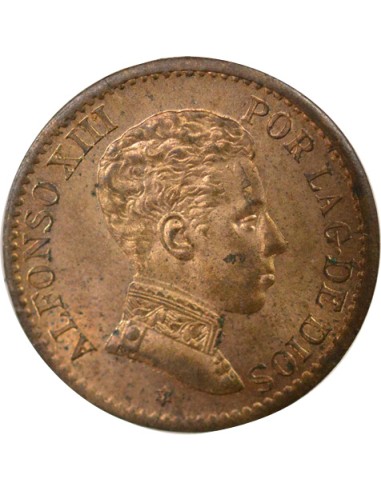 Espagne Alphonse XIII d'Espagne 1 centimo Bronze 1906 AI Madrid