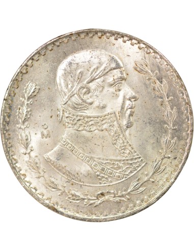 Mexique Tepalcate 1 peso Billon 1965 Mo Mexico City