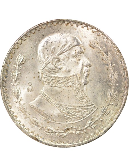 Mexique Tepalcate 1 peso Billon 1965 Mo Mexico City