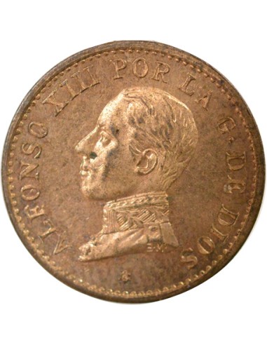 Espagne Alphonse XIII d'Espagne 1 centimo Bronze 1912 AI Madrid