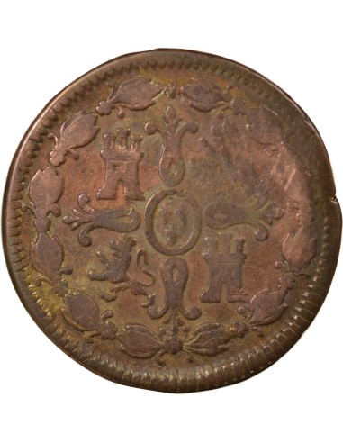 Espagne Charles IV d'Espagne 8 maravedis Cuivre 1800 Aqu Ségovia (Aqueduc)