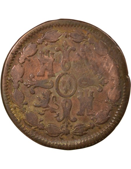 Espagne Charles IV d'Espagne 8 maravedis Cuivre 1800 Aqu Ségovia (Aqueduc)