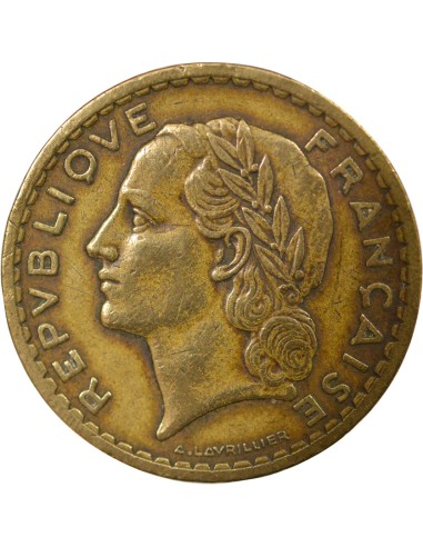 Bronze Aluminium 5 francs Bronze-Alu 1945 C Castelsarrasin