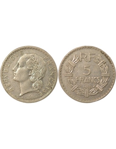 Nickel 5 francs Nickel 1938 A Paris