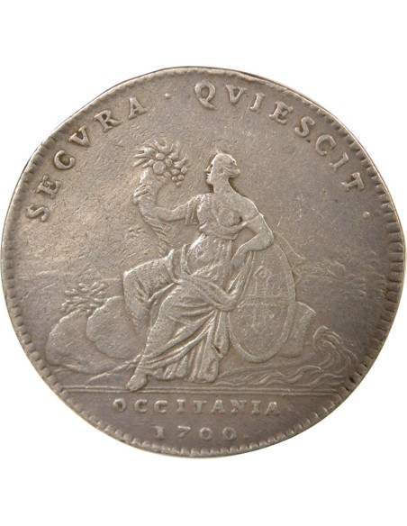Louis XIV Etats de Languedoc 1 jeton Argent 1700
