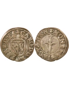 Charles III de Lorraine 1 sol Billon 1545-1608 Nancy