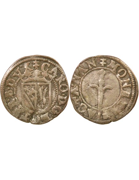 Charles III de Lorraine 1 sol Billon 1545-1608 Nancy