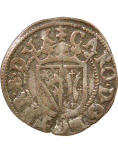 Charles III de Lorraine 1 sol Billon 1545-1608 Nancy 2