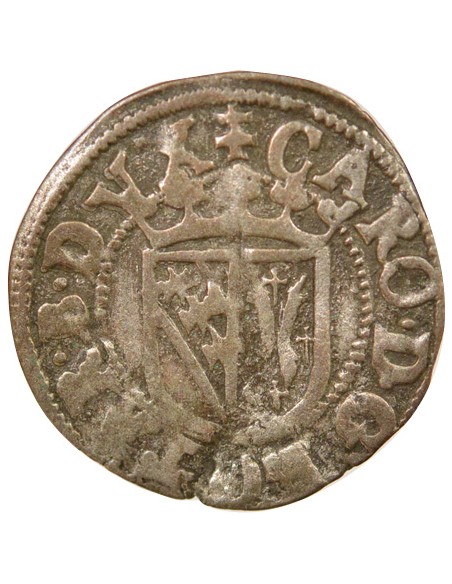 Charles III de Lorraine 1 sol Billon 1545-1608 Nancy