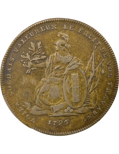 Roi d'Italie Campagne d'Italie 1 jeton Laiton 1796