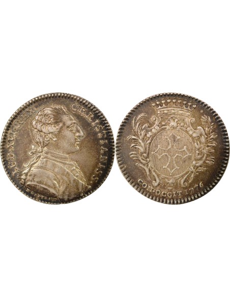 Louis XVI Etats de Languedoc 1 jeton Argent 1776