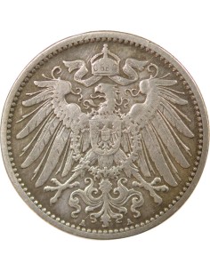 Allemagne Guillaume II de Wurtemberg 1 mark Argent 1905 A Berlin 2
