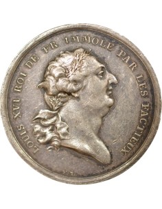 Louis XVI Hommage 1 jeton Argent 1794-1796 2