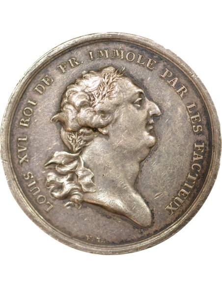 Louis XVI Hommage 1 jeton Argent 1794-1796