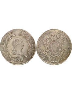 Autriche François II du Saint-Empire 20 kreuzer Argent 1812 A Vienne