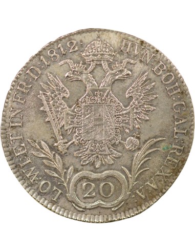 Autriche François II du Saint-Empire 20 kreuzer Argent 1812 A Vienne
