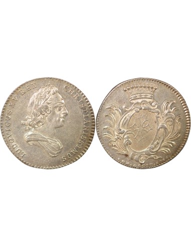 Louis XV Etats de Languedoc 1 jeton Argent 1766