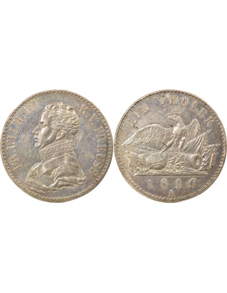 Allemagne Frédéric-Guillaume III Kammerherrentaler 01-juin thaler Argent 1816 A Berlin